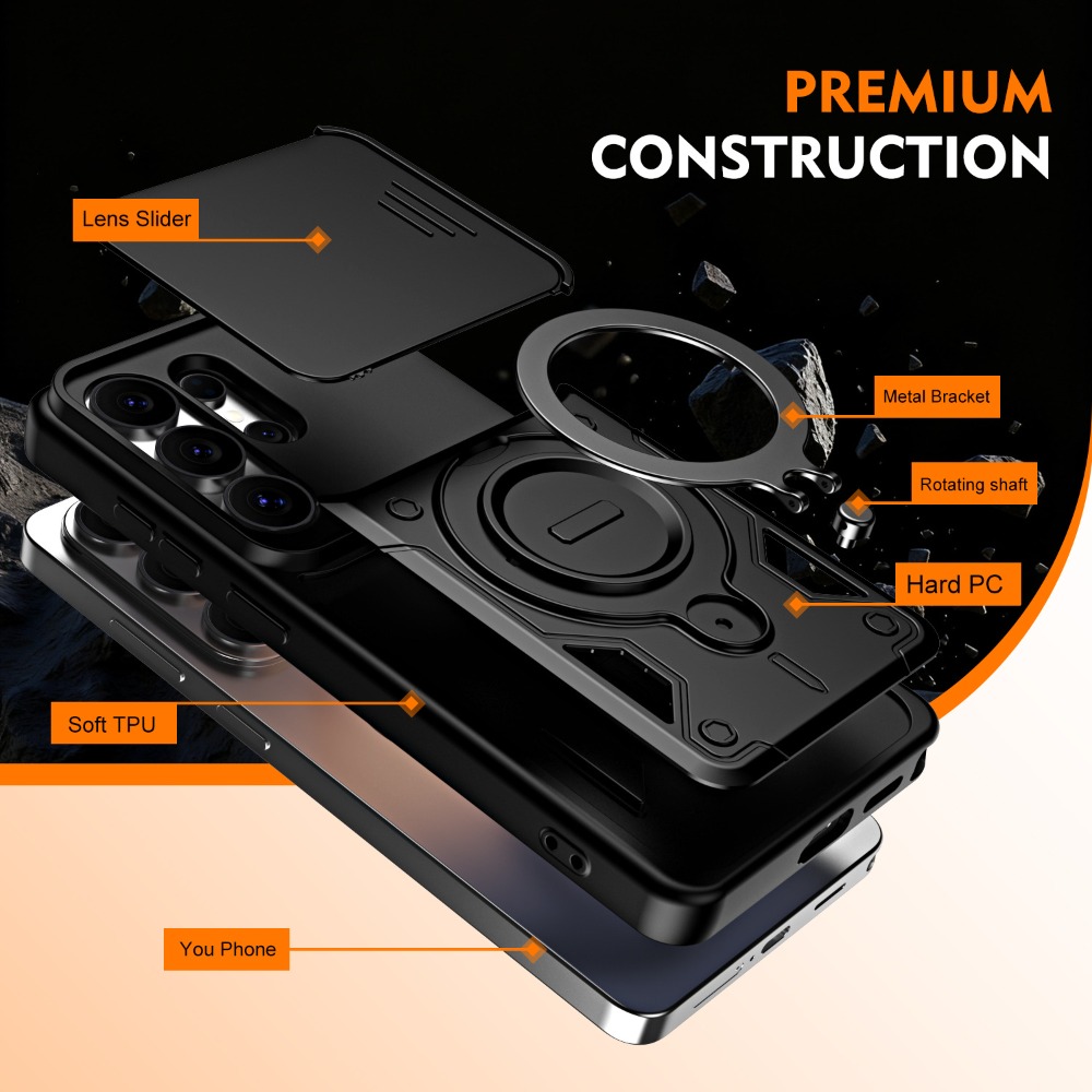360°Rotate Shockproof Magnetic - Camera Lens Protector 评论和价格