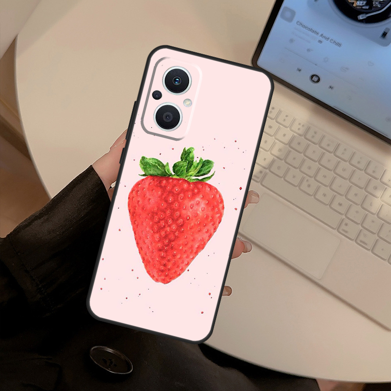 Strawberry Red Case For OPPO F - Oppo Find X8 评论和价格