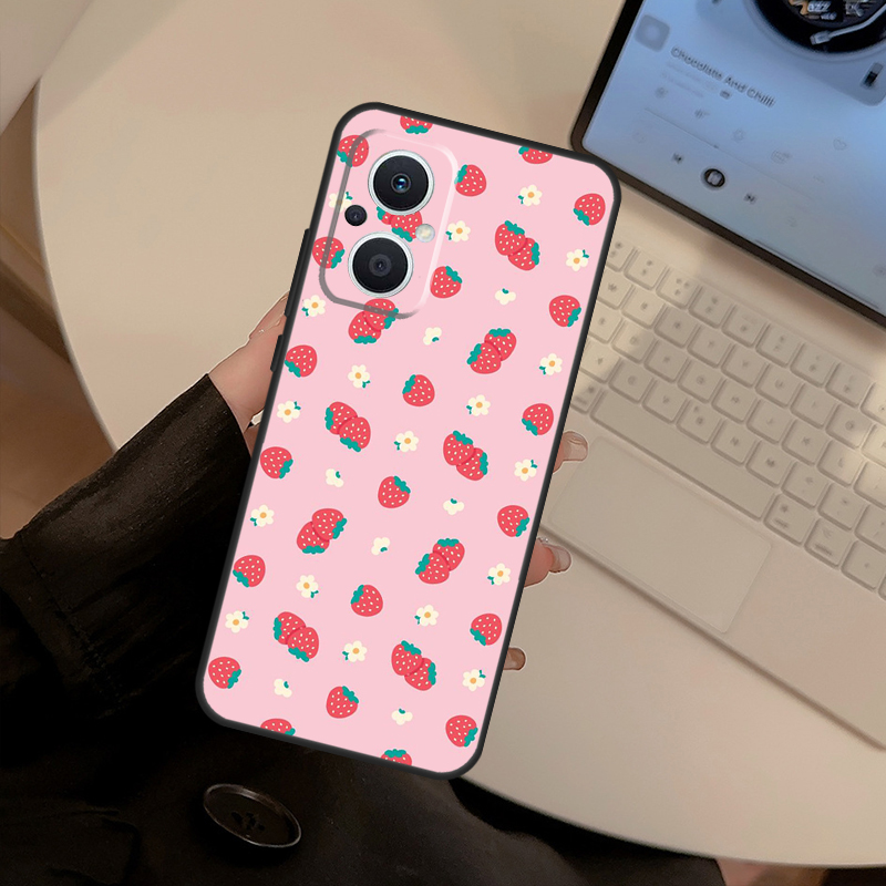 Strawberry Red Case For OPPO F - Oppo Find X8 评论和价格